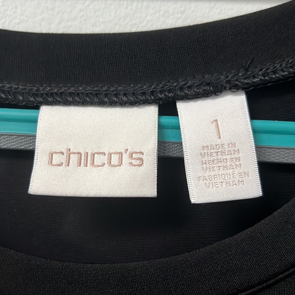 Chico’s Maxi dress, black, size 1 - Picture 2 of 5